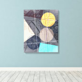 Wobby Sobby Memphis Canvas Afdruk (Insitu (Houten vloer))