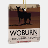 Woburn - Bedfordshire  reisposter. Keramisch Ornament (Rechts)