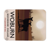 Woburn - Bedfordshire  reisposter. Magneet (Horizontaal)