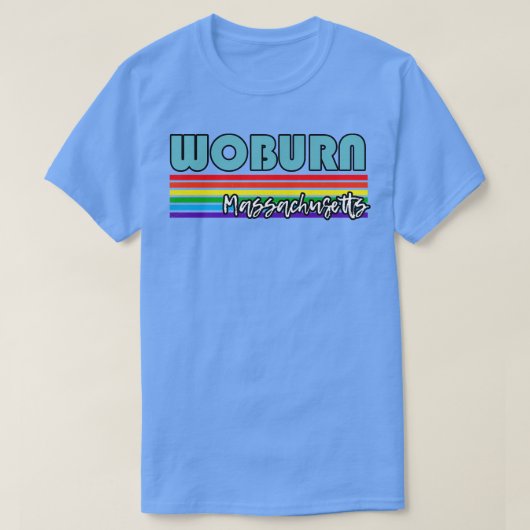 Woburn Massachusetts Pride Woburn LGBT Gift LGBTQ T-shirt (Design voorkant)