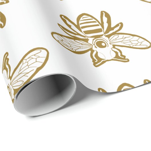 WOC Bee Logo Cadeaupapier (Rol Hoek)