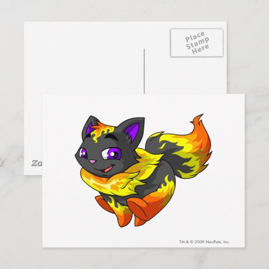 Wocky Fire Briefkaart (Voorkant / Achterkant)