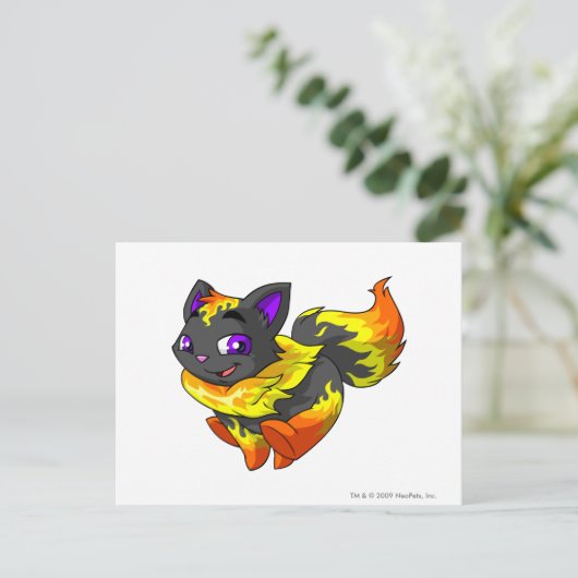 Wocky Fire Briefkaart (Staand voorkant)