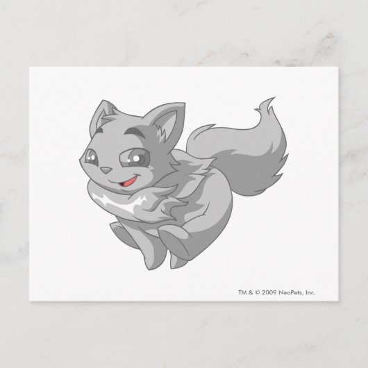 Wocky Silver Briefkaart (Voorkant)