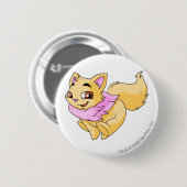 Wocky Yellow Ronde Button 5,7 Cm (Voorkant /achterkant)