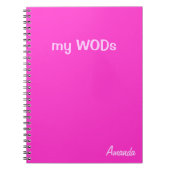 WOD Journal - Hot Pink Notitieboek (Voorkant)