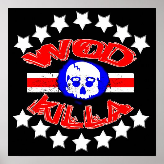 WOD Killa — Kettle Skull Poster van RX Project (Voorkant)