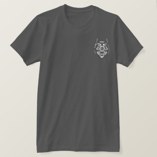 WOD KILLA Wolf Functionele Fitness Training Grafis T-shirt (Design voorkant)