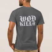 WOD KILLA Wolf Functionele Fitness Training Grafis T-shirt (Achterkant)