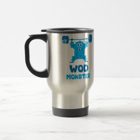 WOD Monster (Cute Barbell Snatch Monster) Reisbeker (Links)