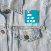 WOD Motivatie Vierkante Button 5,1 Cm (In situ)