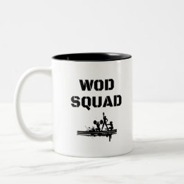 WOD SQUAD - door kruisredding geïnspireerd uniek Tweekleurige Koffiemok