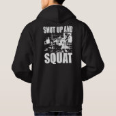WOD - Zwijg en hurk Hoodie (Achterkant)