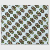 Woden en Fríge: Yule Greetings Cadeaupapier (Vlak)