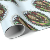 Woden en Fríge: Yule Greetings Cadeaupapier (Rol Hoek)