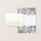 Woden & Fríge Folie Place Card Kaarten (Display)