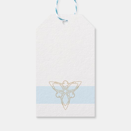 Woden & Fríge: Grongen van de yule Cadeaulabel (Achterkant)