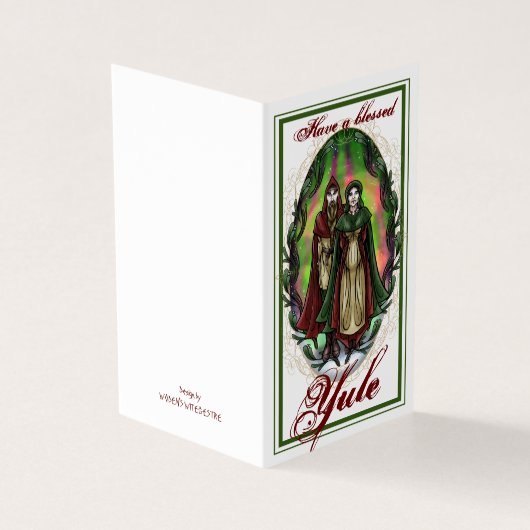 Woden & Fríge: Grongen van de yule Kaart (Buitenkant)