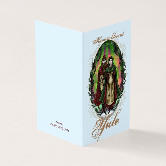 Woden & Fríge: Grongen van de yule Kaart (Buitenkant)