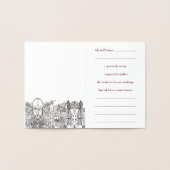 Woden & Fríge Huwelijks RSVP Foliekaart Folie Kaarten (Binnen)