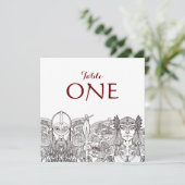 Woden & Fríge individuele tafel nummers Programmakaart (Staand voorkant)