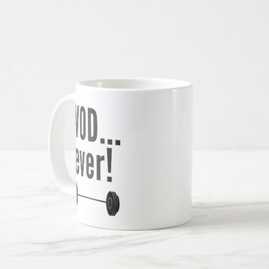 WODever!  Crossfit-Insipired Mok (Voorkant links)