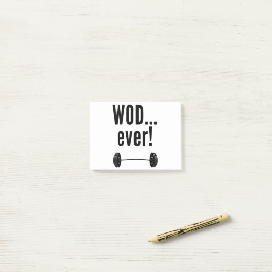 WODever! - door kruisredacteuren geïnspireerde rom Post-it® Notes (Op bureau)