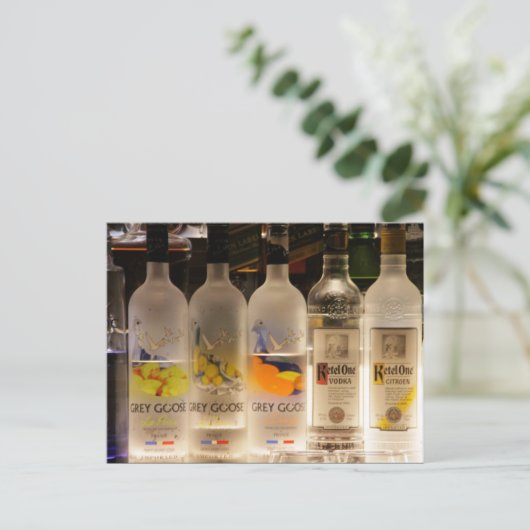 Wodka Briefkaart (Staand voorkant)