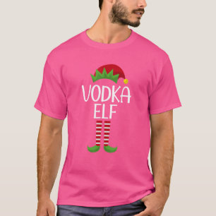 Wodka Elf Family Matching Group kerstparty Pa T-shirt