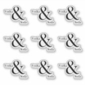 Wodka en soda — Specificaties Sticker (Voorkant)