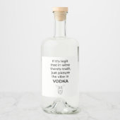 Wodka Fun Likeurfles Etiket (Voorkant)