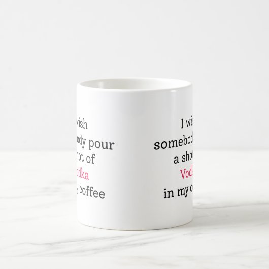 Wodka gemengde koffie koffiemok (Center)