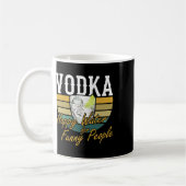 Wodka Happy Water for Funny People Booze Koffiemok (Links)