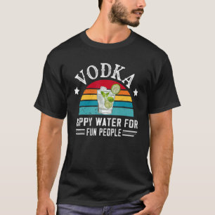 wodka Happy Water voor vlinders Alcohol D T-shirt