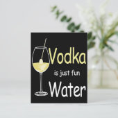Wodka is gewoon een vun waterontwerp (Staand voorkant)