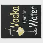 Wodka is gewoon vun water cadeaupapier (Vlak)