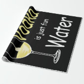 Wodka is gewoon vun water cadeaupapier (Uitgerold)