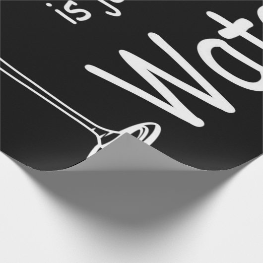 Wodka is gewoon vun water cadeaupapier (Hoek)