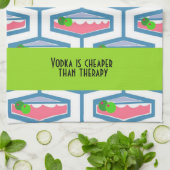 Wodka is goedkoper dan therapie theedoek (Gevouwen)
