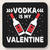 Wodka is mijn Valentijn Bier Onderzetter (Voorkant)