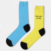 Wodka is & Whiskey is niet bij elkaar passende sok (Links)