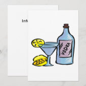 Wodka Kaart (Voorkant / Achterkant)