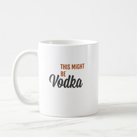 Wodka? Koffiemok (Links)