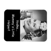 Wodka, mama's kleine helper! Magneet (Horizontaal)