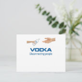 Wodka - mensen losmaken briefkaart (Staand voorkant)
