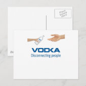 Wodka - mensen losmaken briefkaart (Voorkant / Achterkant)