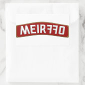 Wodka Rechthoekige Sticker (Tas)