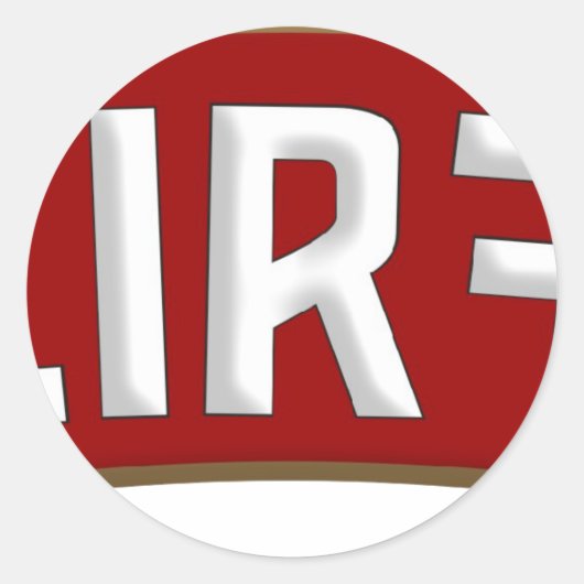 Wodka Ronde Sticker (Voorkant)