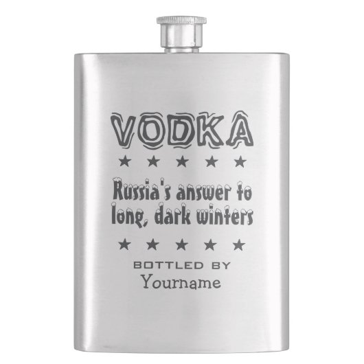 Wodka - Russische maatkolf Flacon (Voorkant)