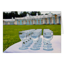 Wodka Shots at Catherine Palace in Russia